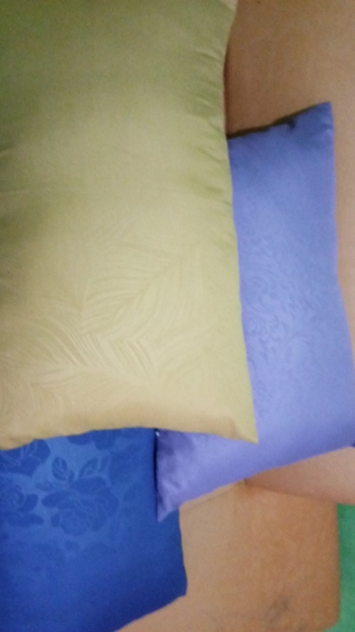 Paket Bantal Dacron Yuki Dan Sarung Bantal Resleting