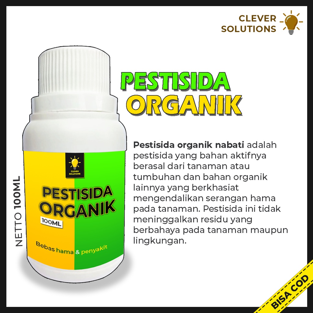 Pestisida Nabati Organik Alami Pembasmi Hama Tanaman Hias Siap Pakai Pencegah Hama dan Jamur 100ML