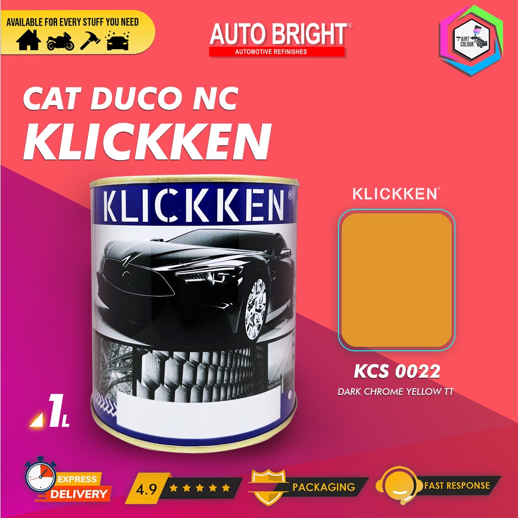 Cat Klickken Automotive Refinishes - Dark Chrome Yellow TT KCS 0022