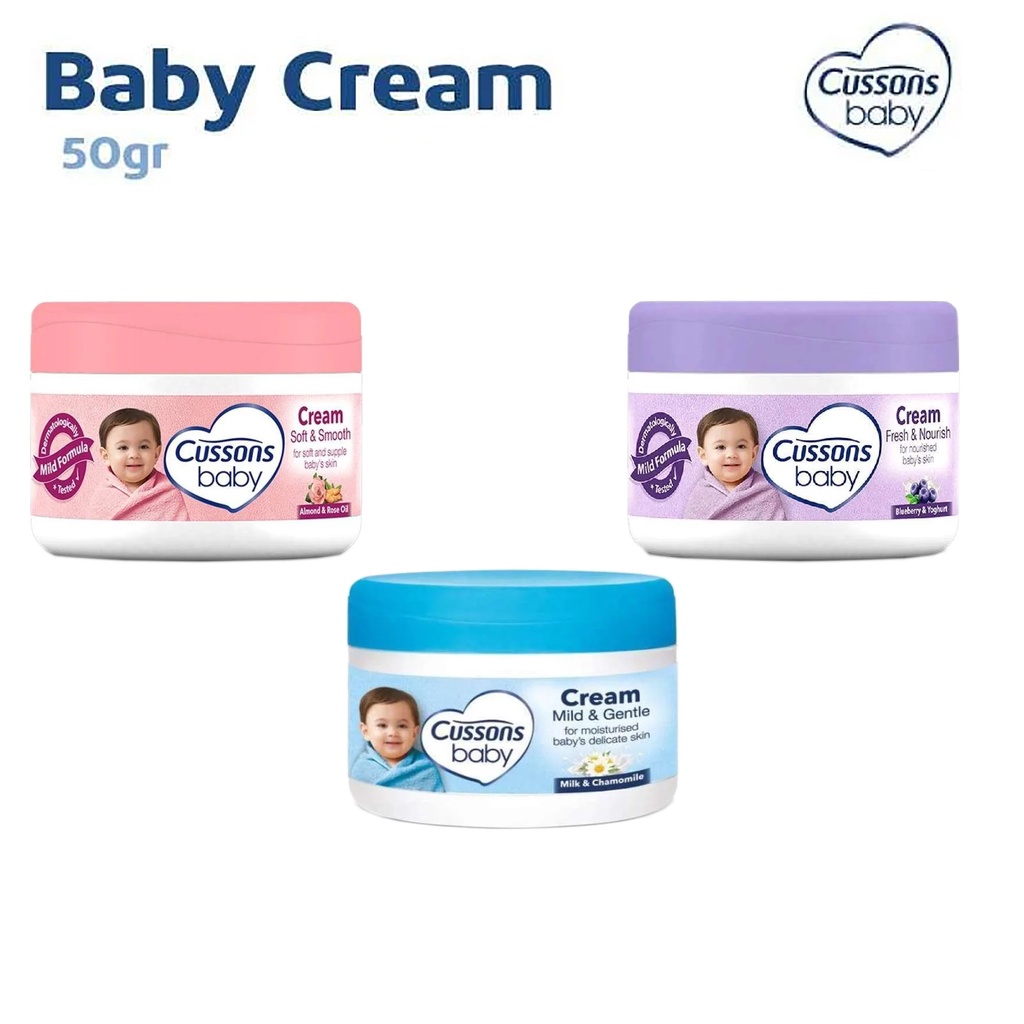 *FRAULEINCO* CUSSONS BABY CREAM 50g 100g / krim bayi