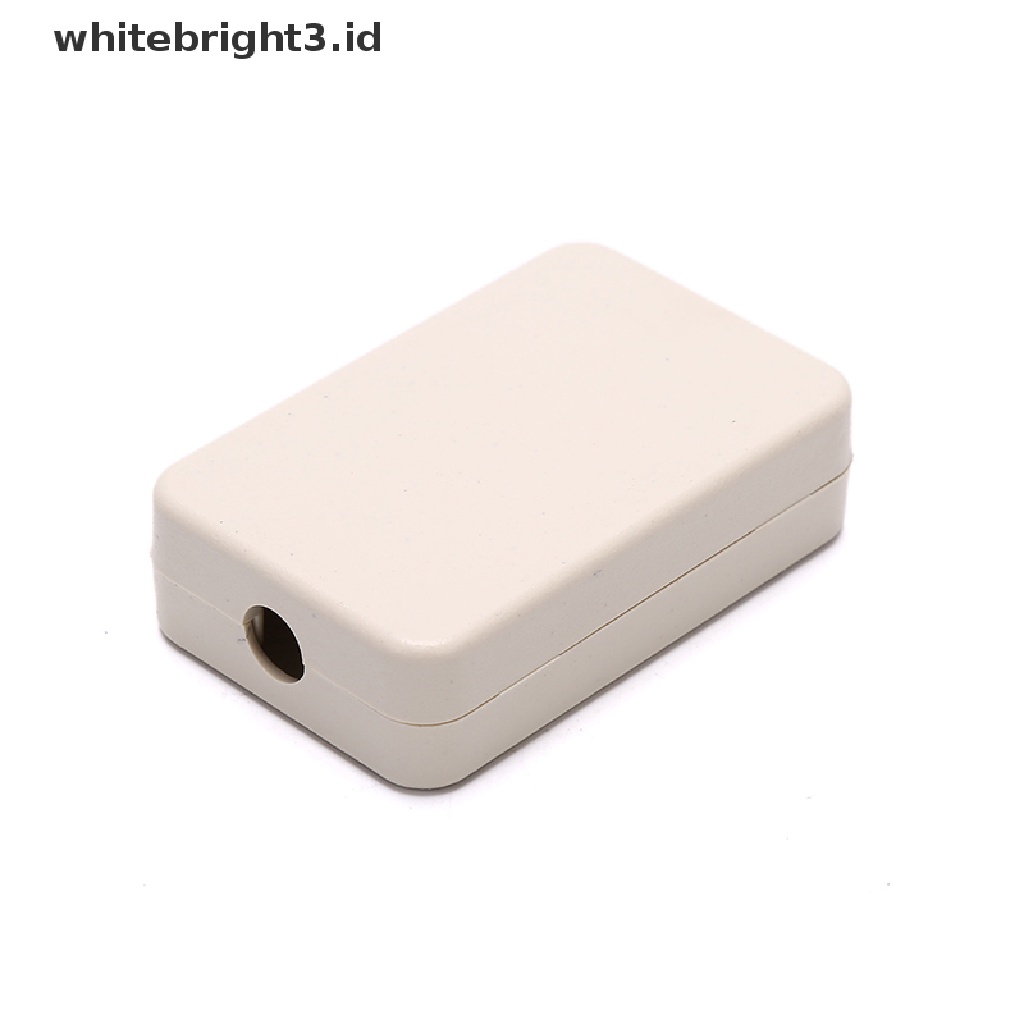 {whitebright3.id} 55*35*15mm Small plastic electronic project enclosure abs wire junction box ,