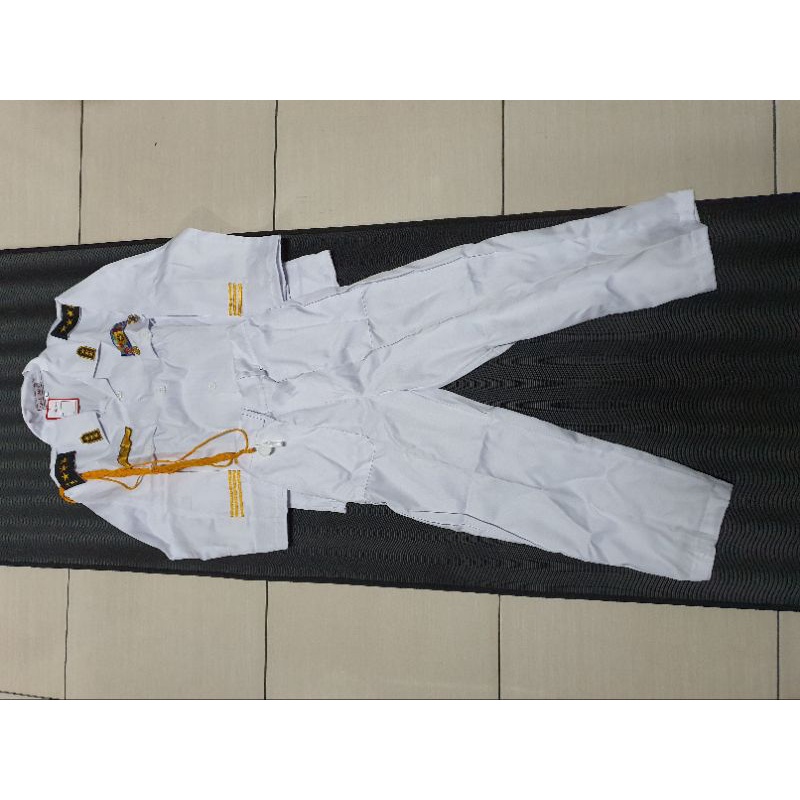 Baju karnaval anak TNI AL 5-6 tahun/baju profesi anak TNI AL/Baju Profesi anak TNI AL