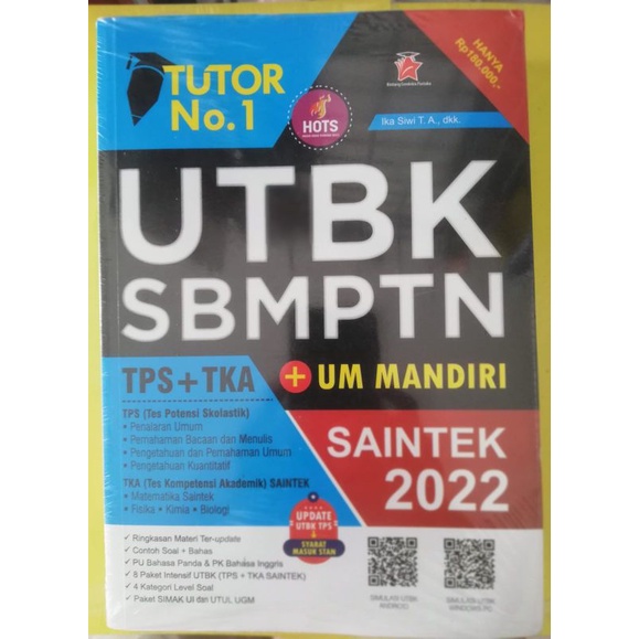 TUTOR NO 1 UTBK SBMPTN +UM MANDIRI SAINTEK, SOSHUM 2022