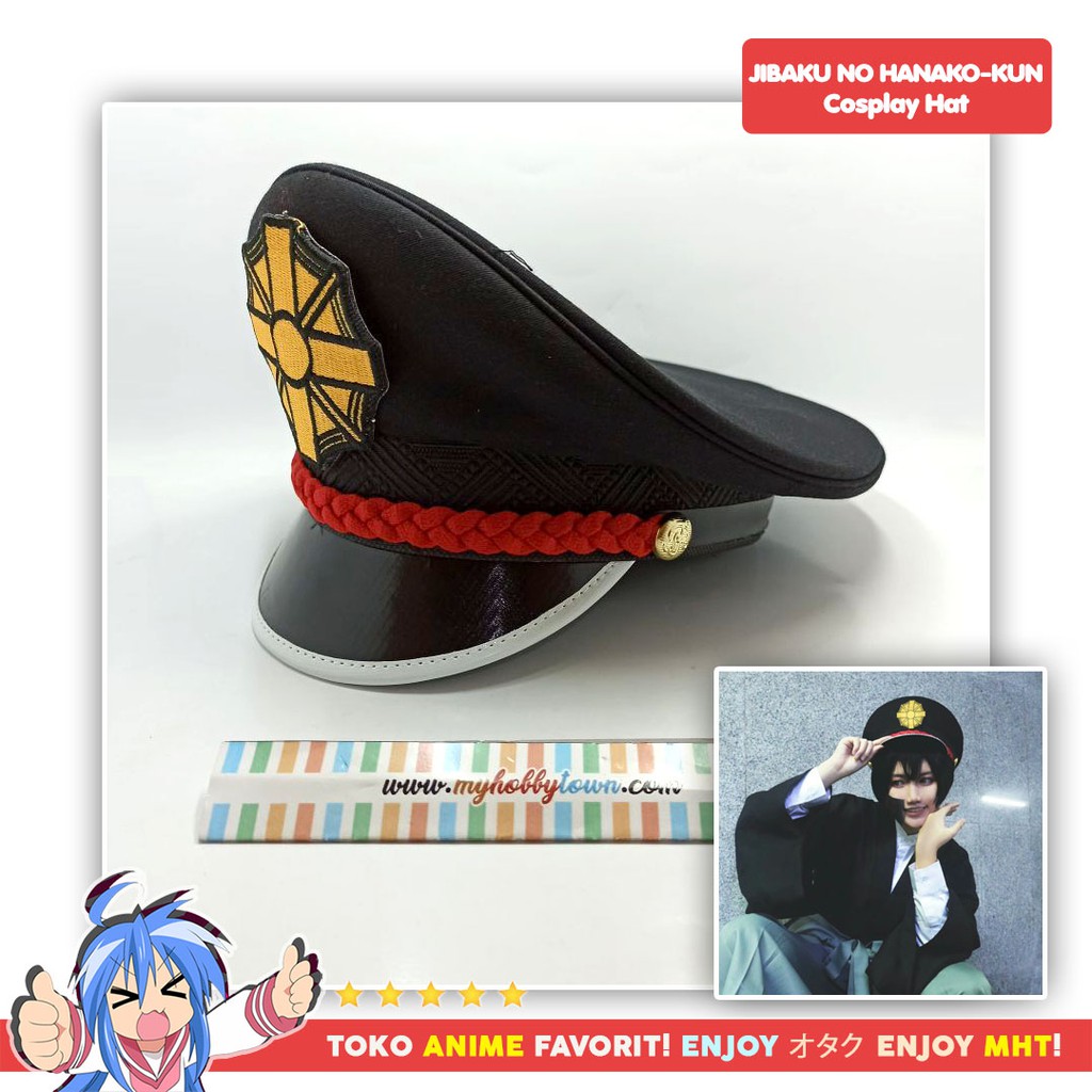 Topi Anime Cosplay Jibaku Shounen Hanako Kun Toilet Bound Hanako Kun Shopee Indonesia