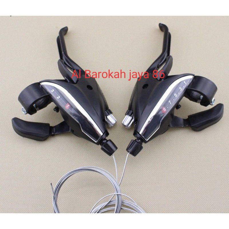 Shifter operan gigi merek shimano 3X9 speedCoco buat MTB LIPAT