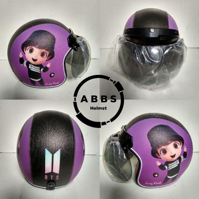 HELM BOGO RETRO BTS JUNGKOOK