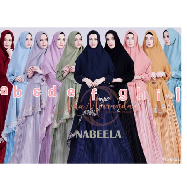 GAMIS NABEELA SYAR'I BY NHA MIRANDA ORIGINAL