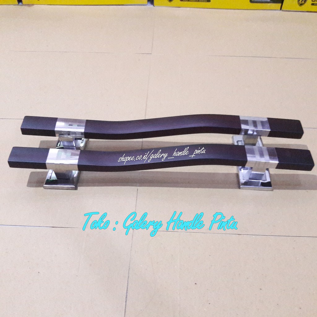 pull handle pintu  45 cm model  S Mahoni gagang pintu  