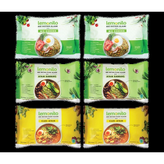 

Mie Lemonilo Paket Komplit isi Mie Goreng dan Mie Kuah