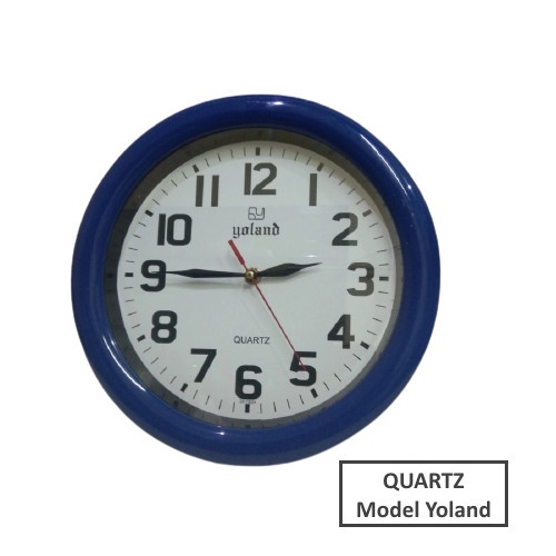 Jam dinding Polos Wall Clock Minimalis Modern Elegan Dekorasi Hadiah Kado ulang tahun Murah 29CM