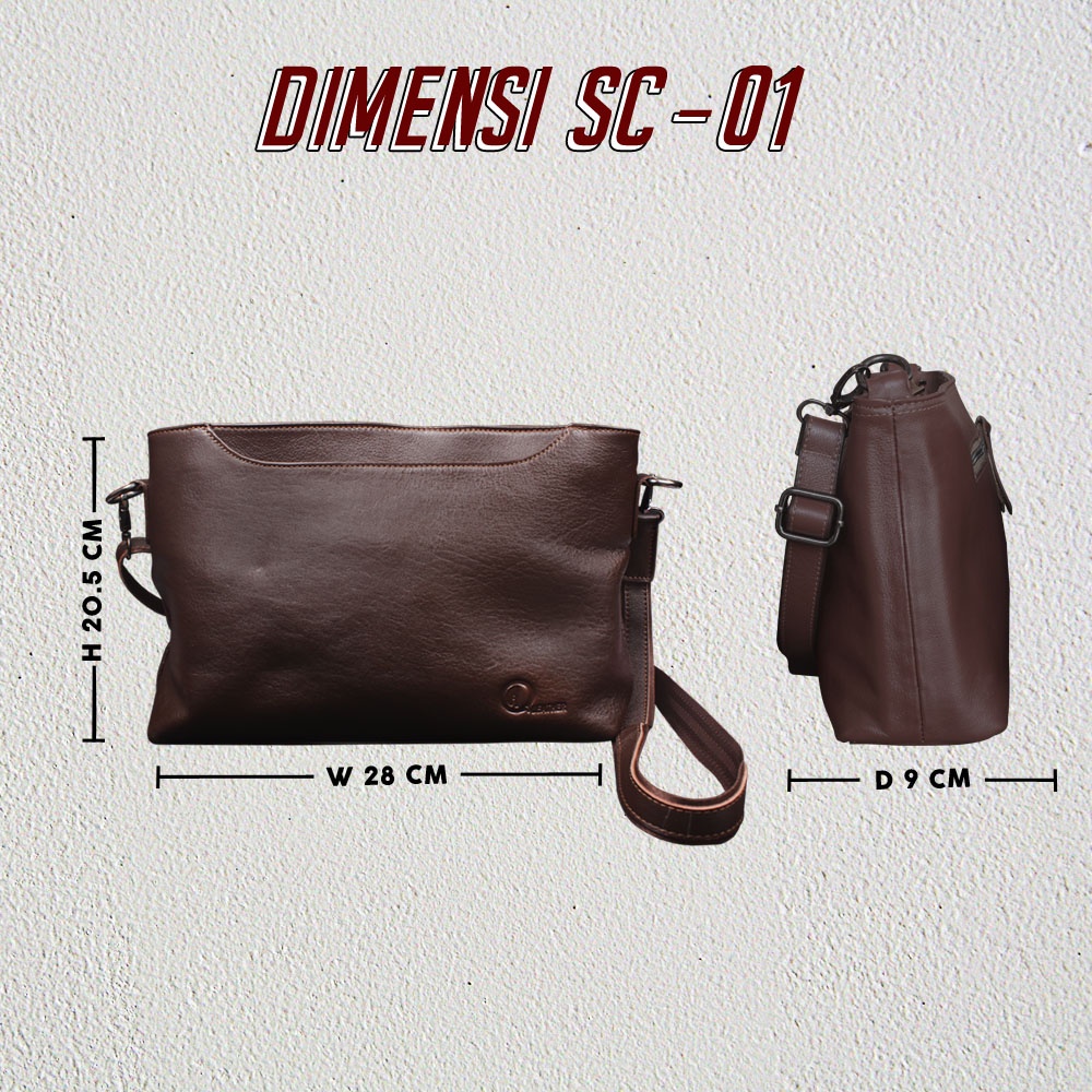 SC01 T TAS KULIT SAPI ASLI 100%