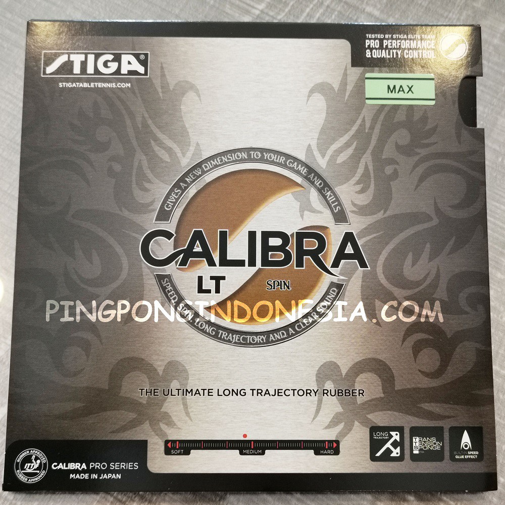 Stiga Calibra LT Spin - Rubber Pingpong/Karet Pingpong/Karet Tenis Meja Bat Bet