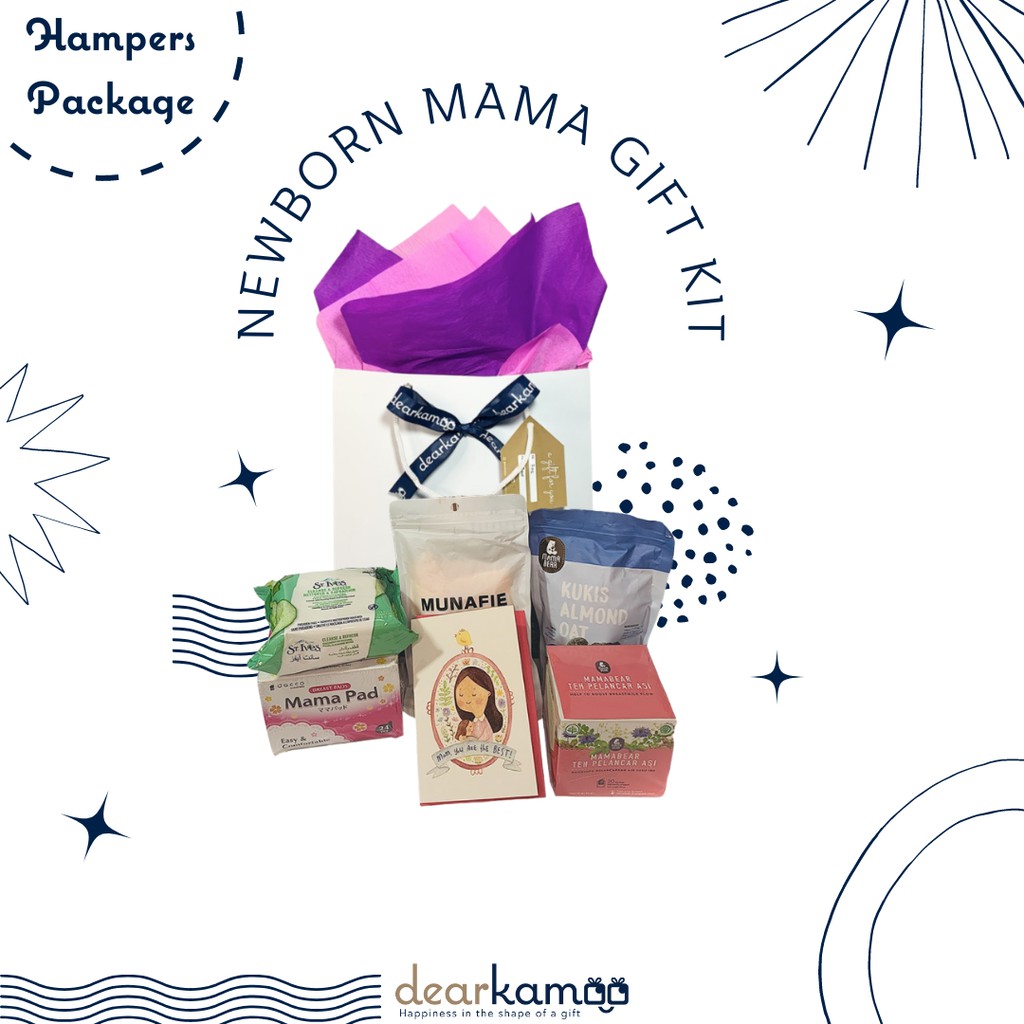 Newborn Mama Gift Kit (Gift Bag) / Kado Perlengkapan Ibu Pasca Melahirkan / Hamper / Gift set