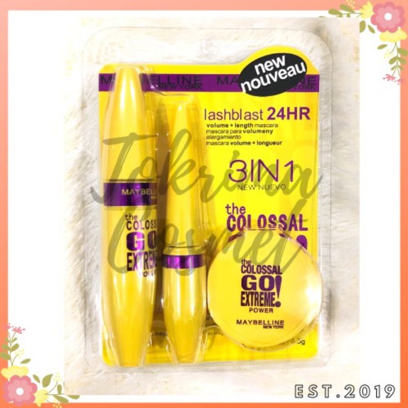 MAYBELLINE COLOSSAL 3IN1 SET