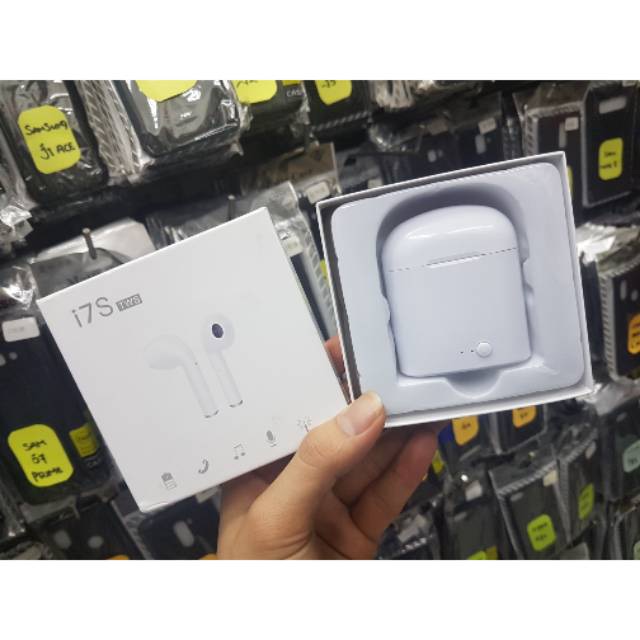 Henset Earphone Headset Bluetooth I7s - Tws Support bisa buat Iphone oppo xiaomi All smartphone-2