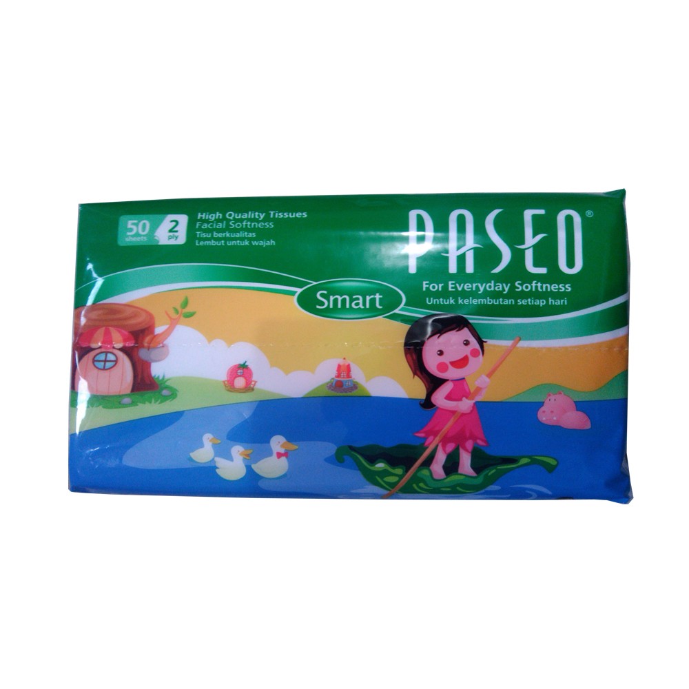 Isi 20 Pack Tissue Paseo Travel - Tissue Facial Mini 2 Ply