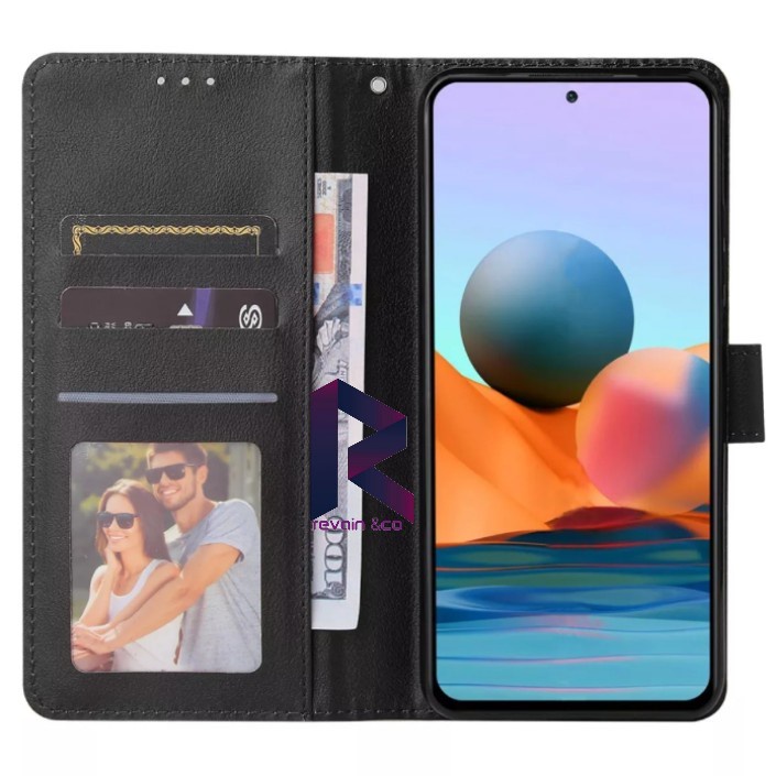 CASE REDMI NOTE 10 PRO FLIP WALLET LEATHER KULIT PREMIUM SARUNG BUKA TUTUP FLIP CASE XIAOMI REDMI NOTE 10 PRO