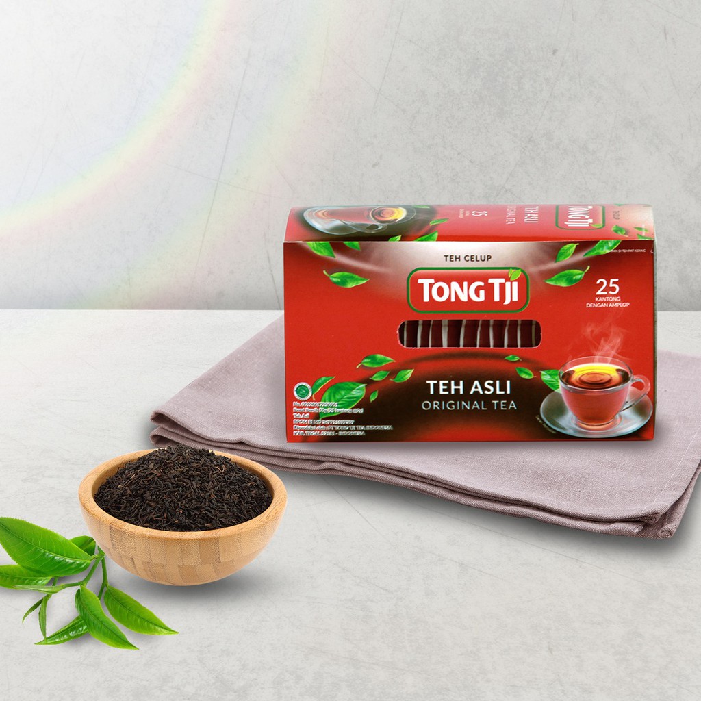 Tong Tji Black Tea / Teh Hitam dgn Amplop 25s, Teh Celup per Pack