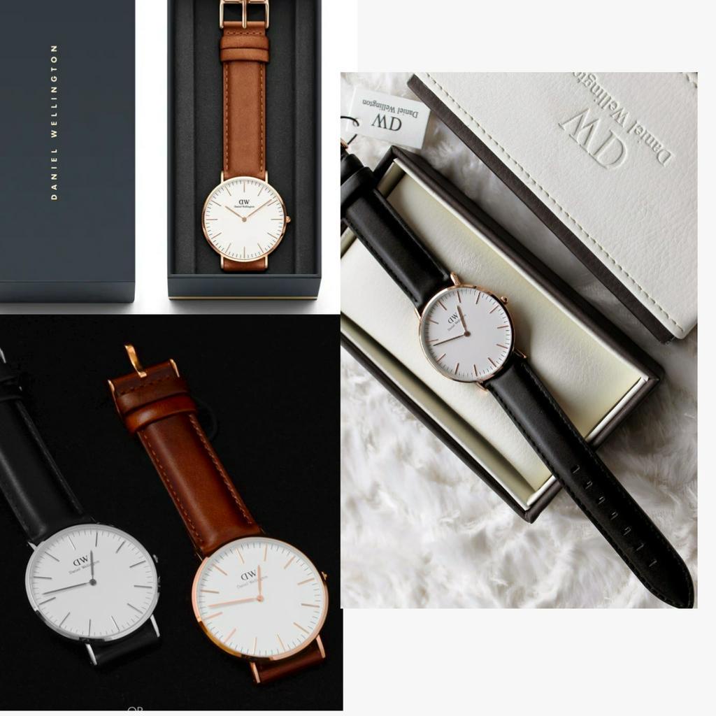 FULLSET Jam Tangan Wanita Kecil Anti Air jam tangan wanita dw Original jam Cewek remaja Kekinian Ele