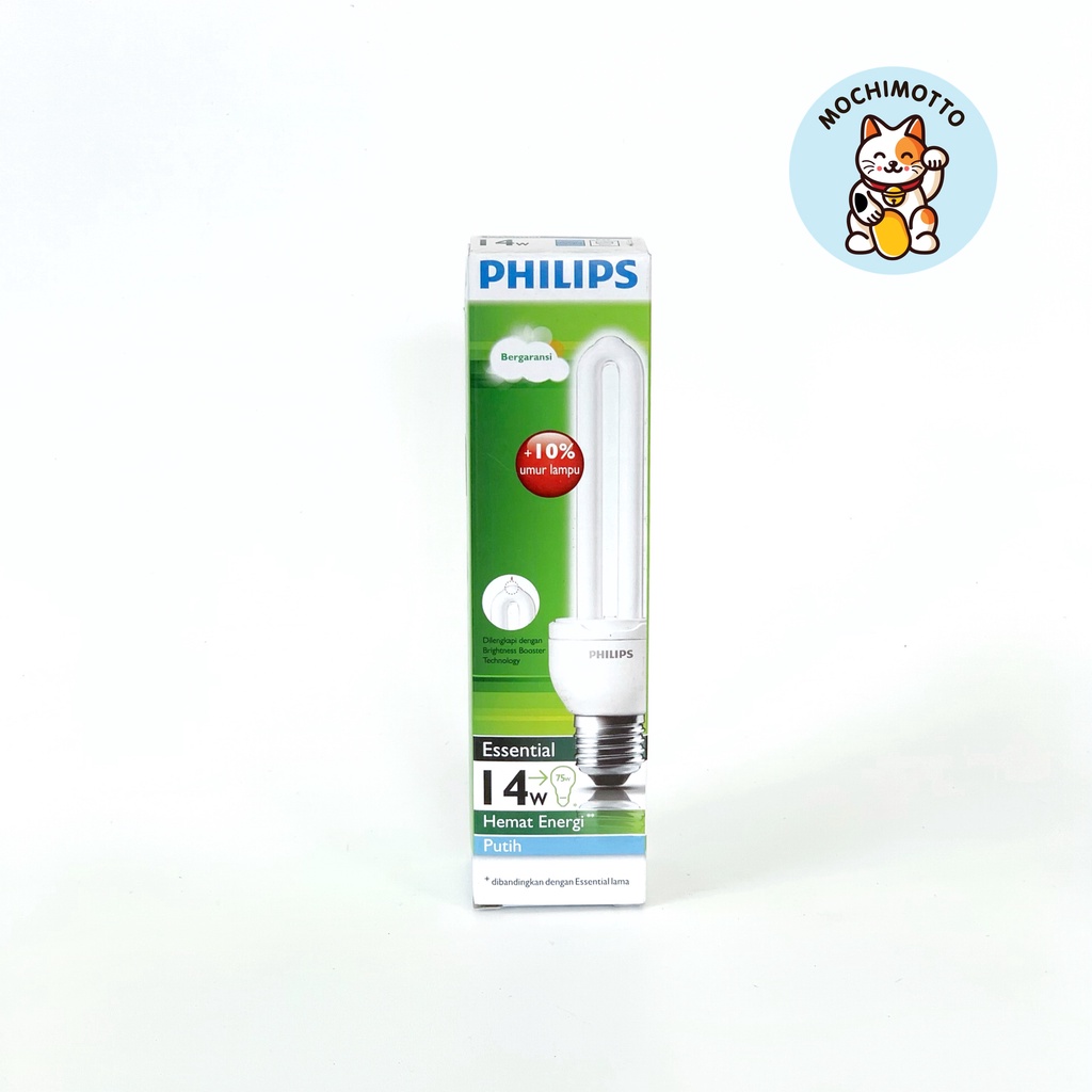 Jual Lampu Philips Essential 14watt Warna Putih Indonesia|Shopee Indonesia