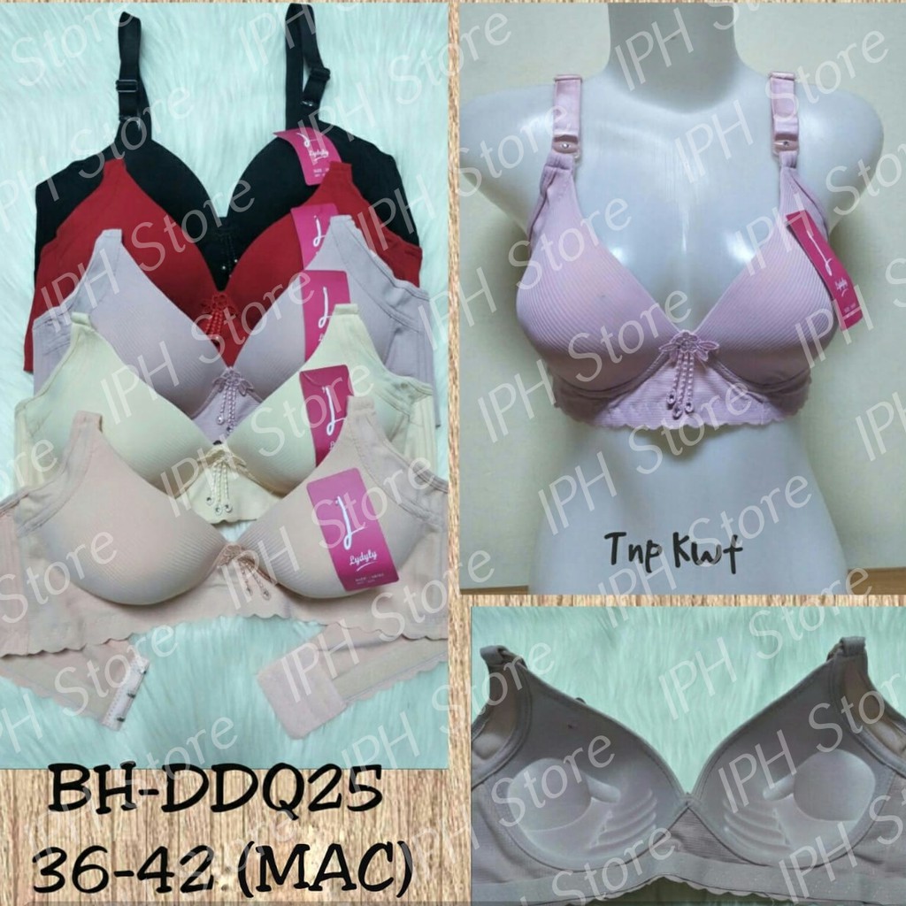 Bra / BH Lydyly Q25 (Busa Sedang, Tanpa Kawat, Kait 3)