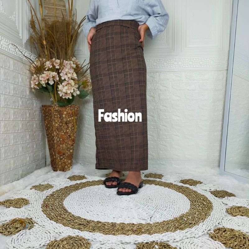 COD Rok Korean Style / Rok Span Tartan / Rok Kotak Kotak