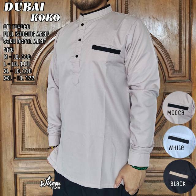 KOKO DEWASA DUBAI KANCING DEPAN, KANTONG DEPAN