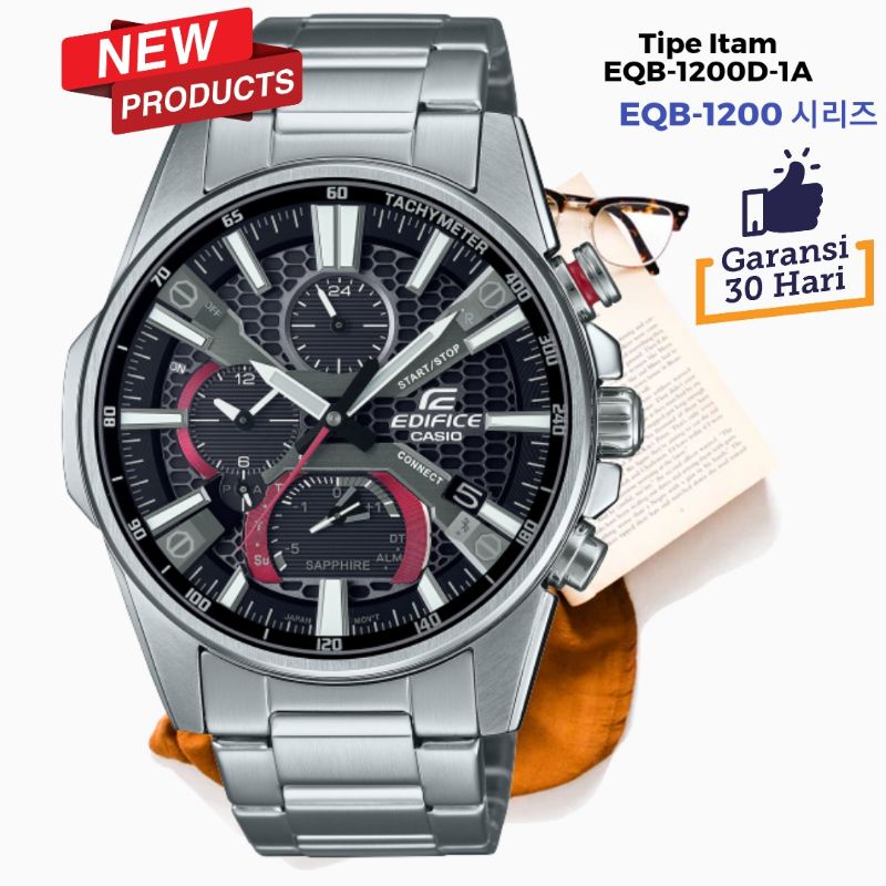 Jam Tangan Pria Merk Casio Edifice EQB-1200 시리즈 / EQB-1200D Baterai