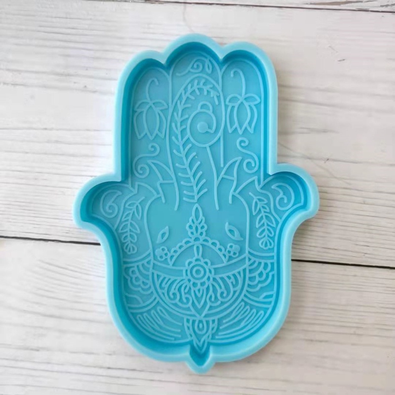 Siy Cetakan Resin Epoksi Bentuk Tangan Fatima Hamsa / Gajah Bahan Silikon