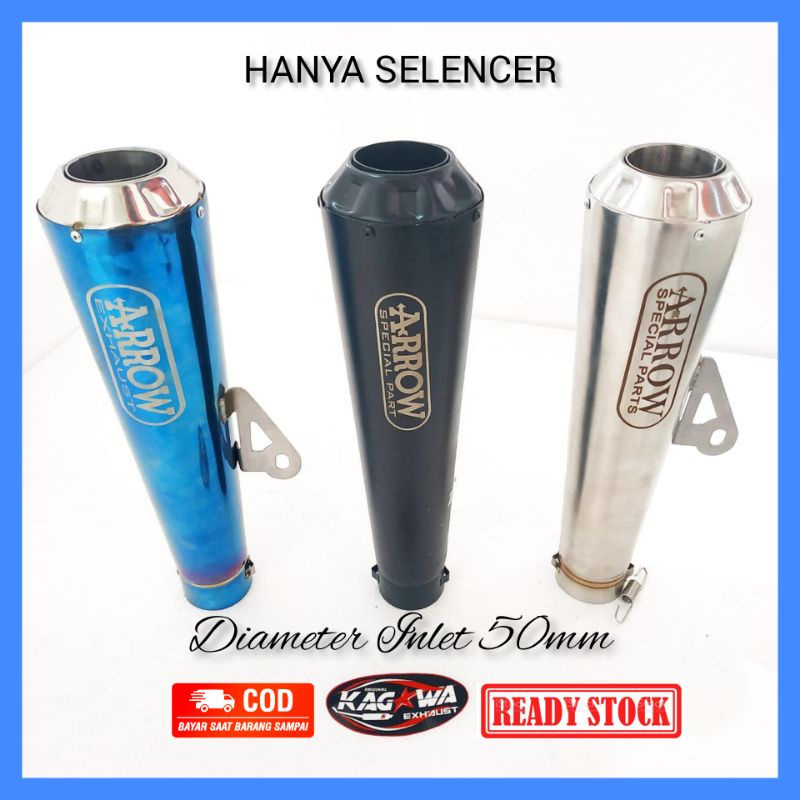 KNALPOT RACING ARROW SELENCER TABUNG SILINCER R15 CBR150R CB150R GSX VIXION NINJA250SL PULSAR200NS