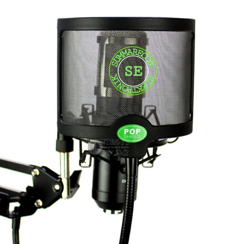 pop filter mic condenser recording youtuber bigo live