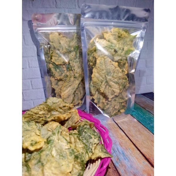 

KERIPIK BAYAM RENYAH - ISI 200 GRAM - RESELLER WELCOME