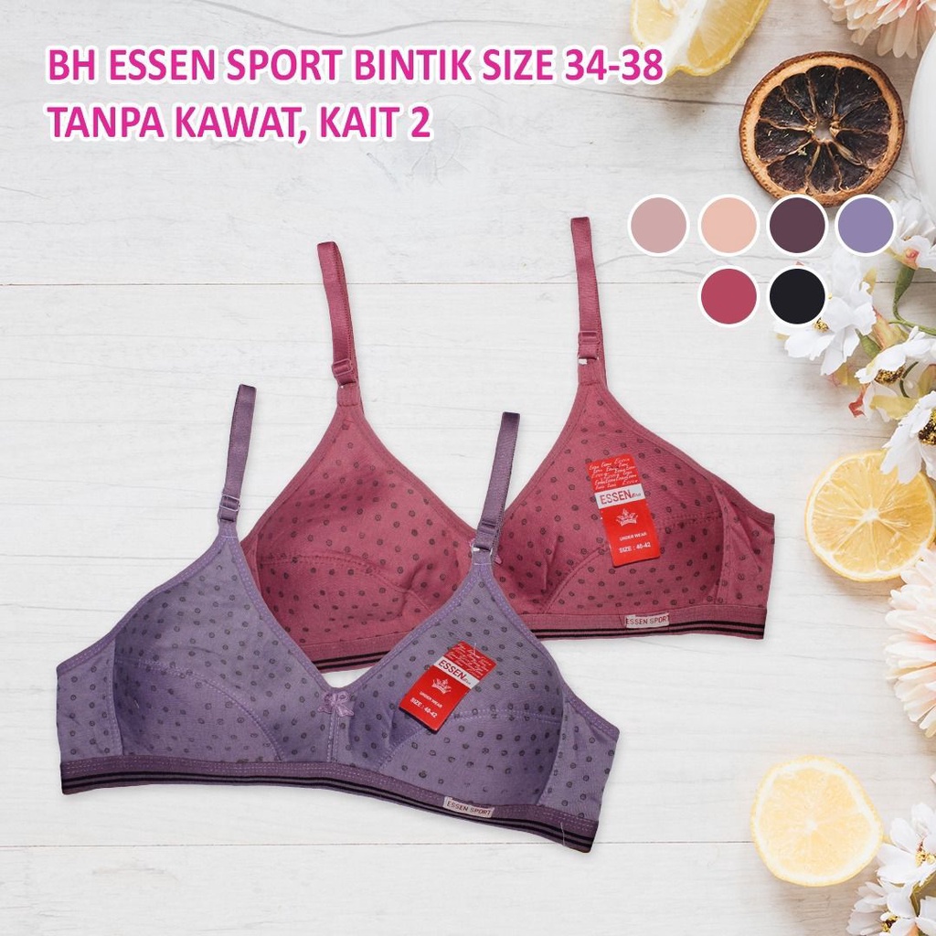 Bra Wanita Fashion BH Busa Tanpa Kawat Good Quality