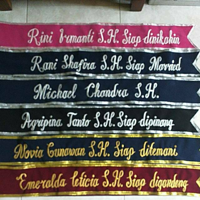 SELEMPANG BORDIR FONT SAVIRESTONE