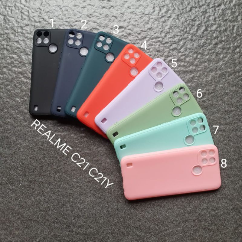 Case Realme C21 ( 4 Model ) soft softcase softshell silikon cover