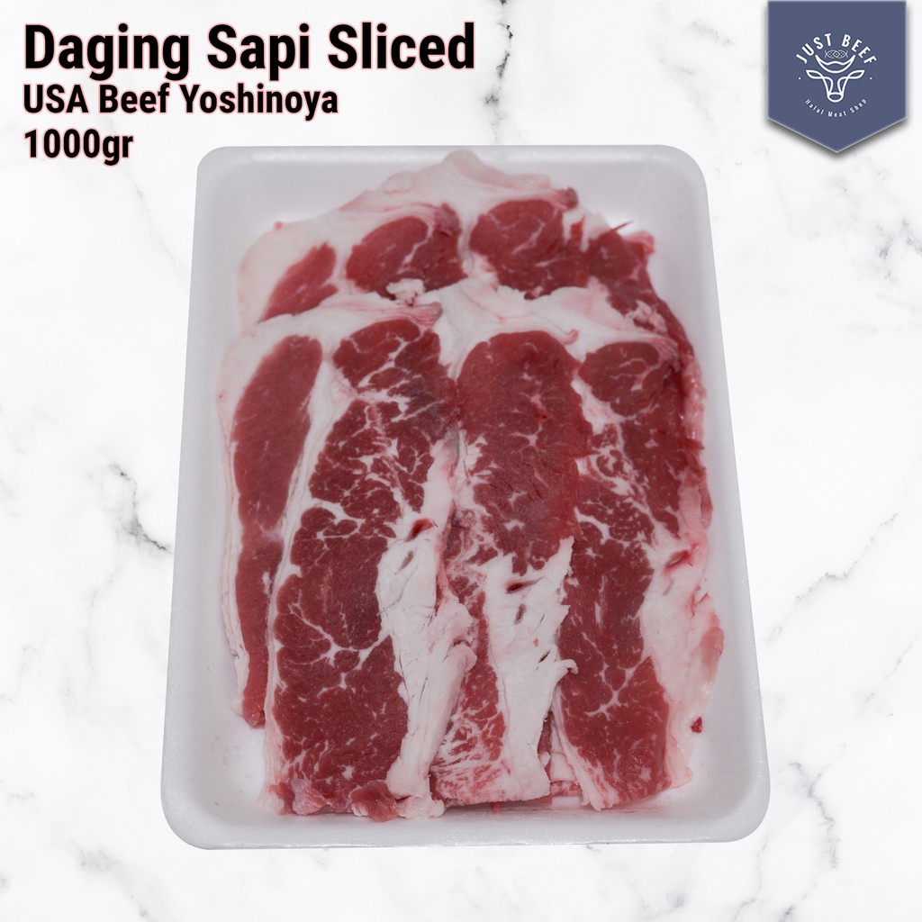 

Daging Sapi Sliced Import Yoshinoya/Daging Import USA/Yoshinoya Sliced 1kg