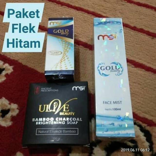 3serangkai Paket flek Hitam Msi. ( Sabun bamboo, Face mist, Serum Glowing)