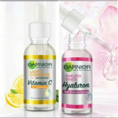 garnier light complete / sakura white hyaluron booster serum 30ml