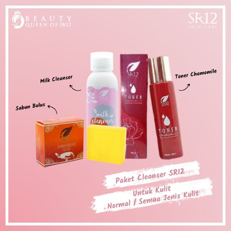 Pembersih Wajah SR12 - Pembersih Make up - Perawatan Wajah - Perawatan kecantikan - Cleansing