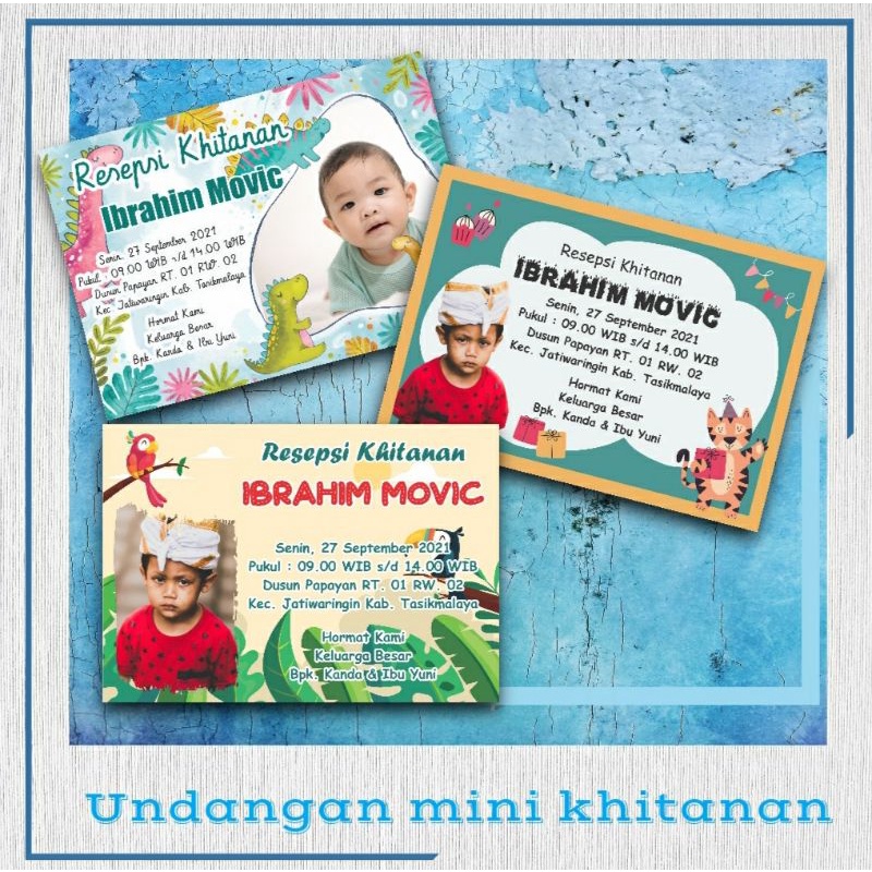 (COD) undangan mini kopi khitanan sunatan