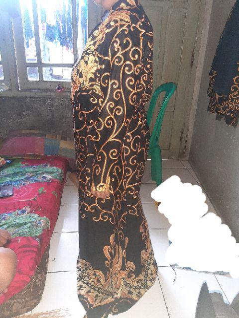 Batik Couple Keluarga Sania Ruffle Ori Ndoro Jowi Dnt Ulir Kuning