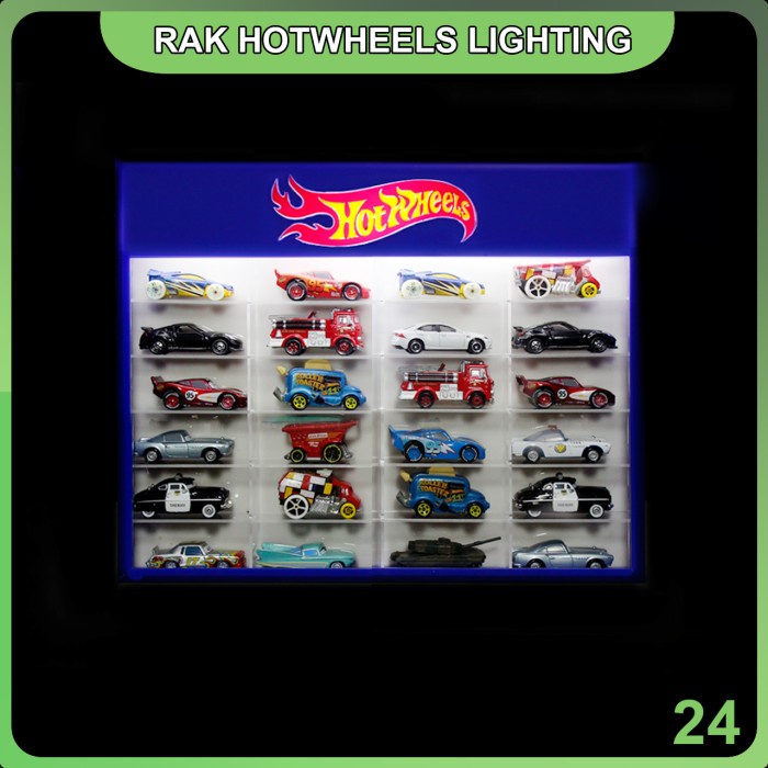 

Grosir Rak Rack Hotwheels 1:64 Isi 24 Header Slim Fit Edition LIGHTING..!! - Navy
