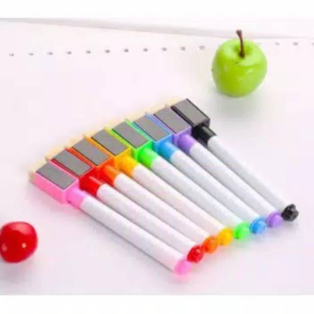

Spidol Whiteboard Anak (Tinta Warna, Tutup Magnet)