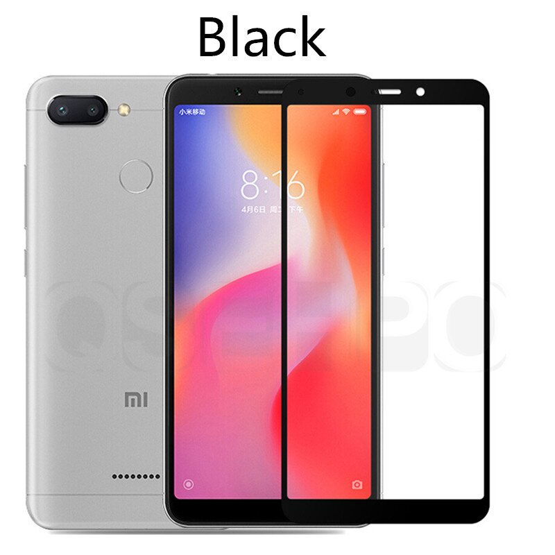 PROMO Tempered Glass XIAOMI Redmi 7, Redmi 7A NEW TG Layar Full Cover Black Premium Anti Gores Kaca