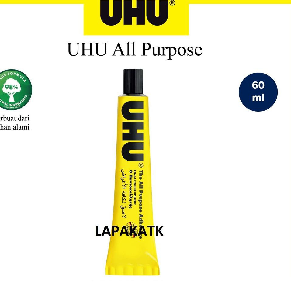 

[Stok LAg!] LEM UHU CAIR 60 ML.terlaris> hG4>