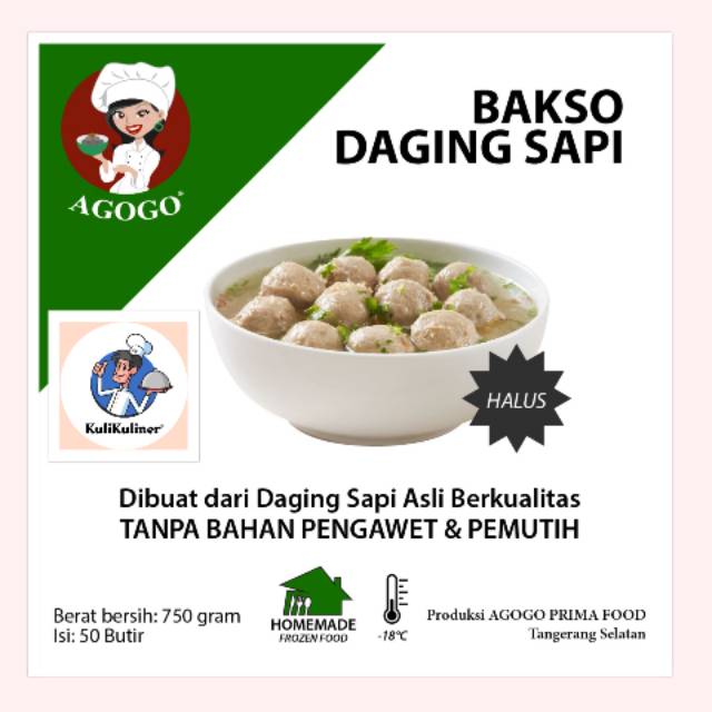 

BAKSO SAPI HALUS AGOGO 750 gr - Home made / baso sehat / tanpa pengawet / tanpa boraks / baso enak