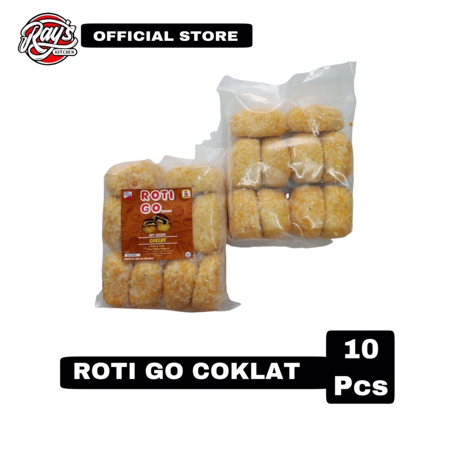

Roti go coklat isi 10pcs - roti goreng renyah enak