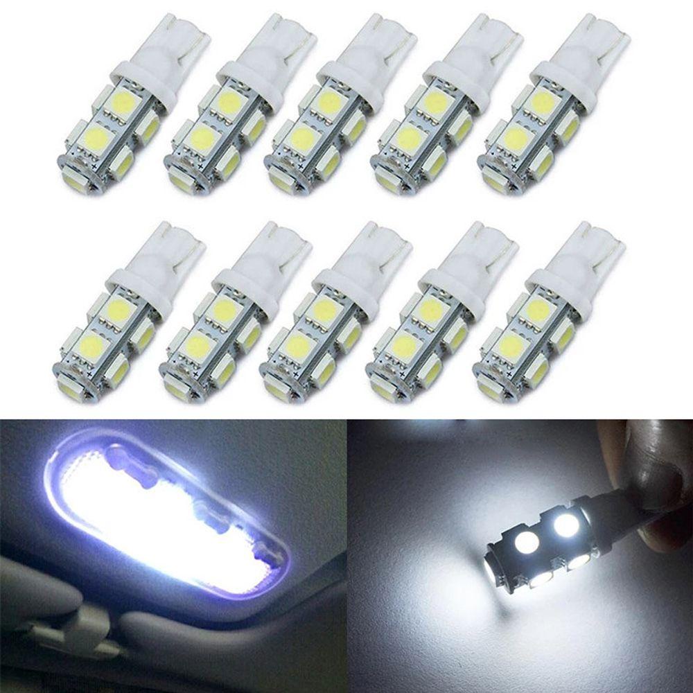 Populer Lampu Plat Nomor Putih 10Pcs COB LED 50509smd Dome Map