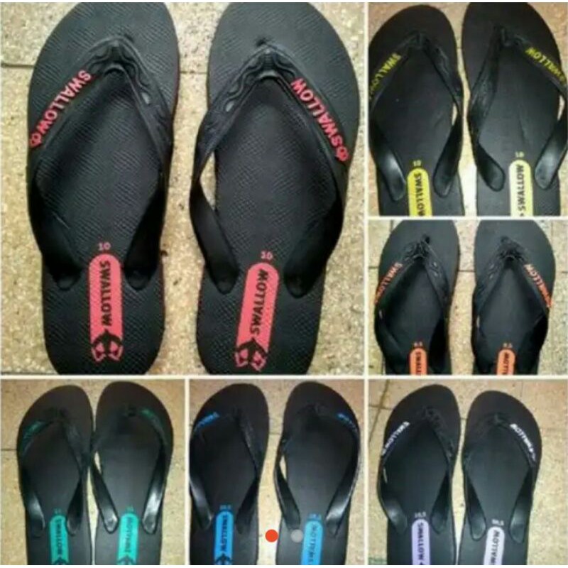 sendal jepit swallow hitam