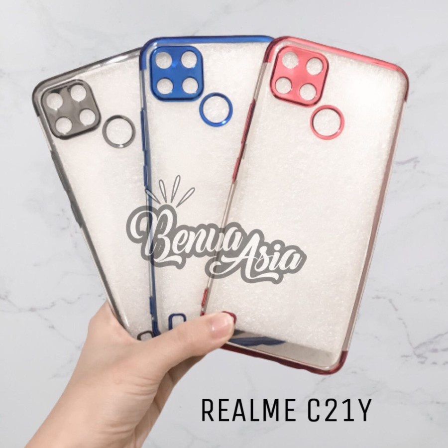 CASE PREMIUM SHINING CHROME REALME C21Y/C25Y - GA